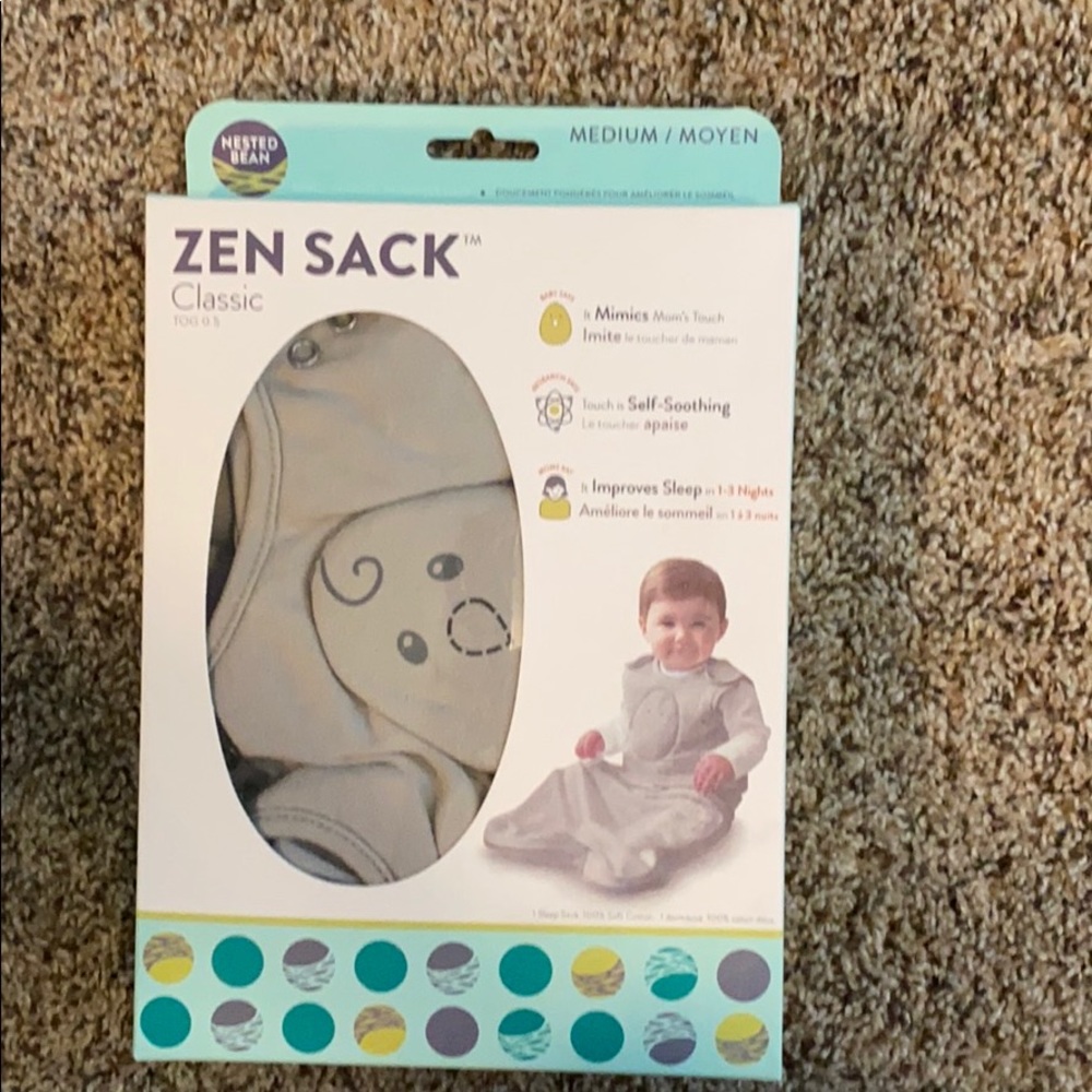 Nested Bean Classic Zen Sack in Grey